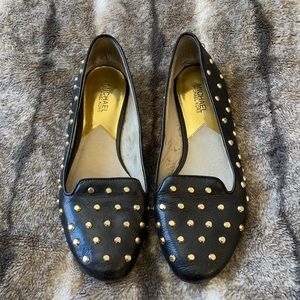 Michael Kors studded loafers flats 9